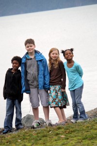 Kids at Harrison Hot Springs BC 