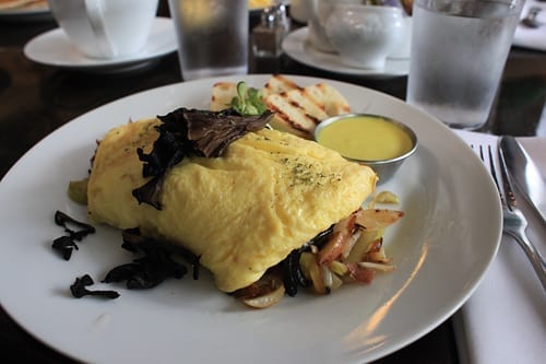 An omelette at Sante, a kid-friendly Spokane foodie restaurant