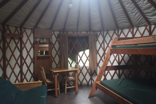 An Oregon yurt