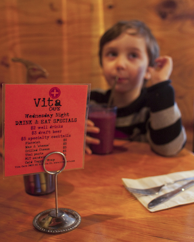 Cafe Vita, a kid-friendly Portland restaurants.