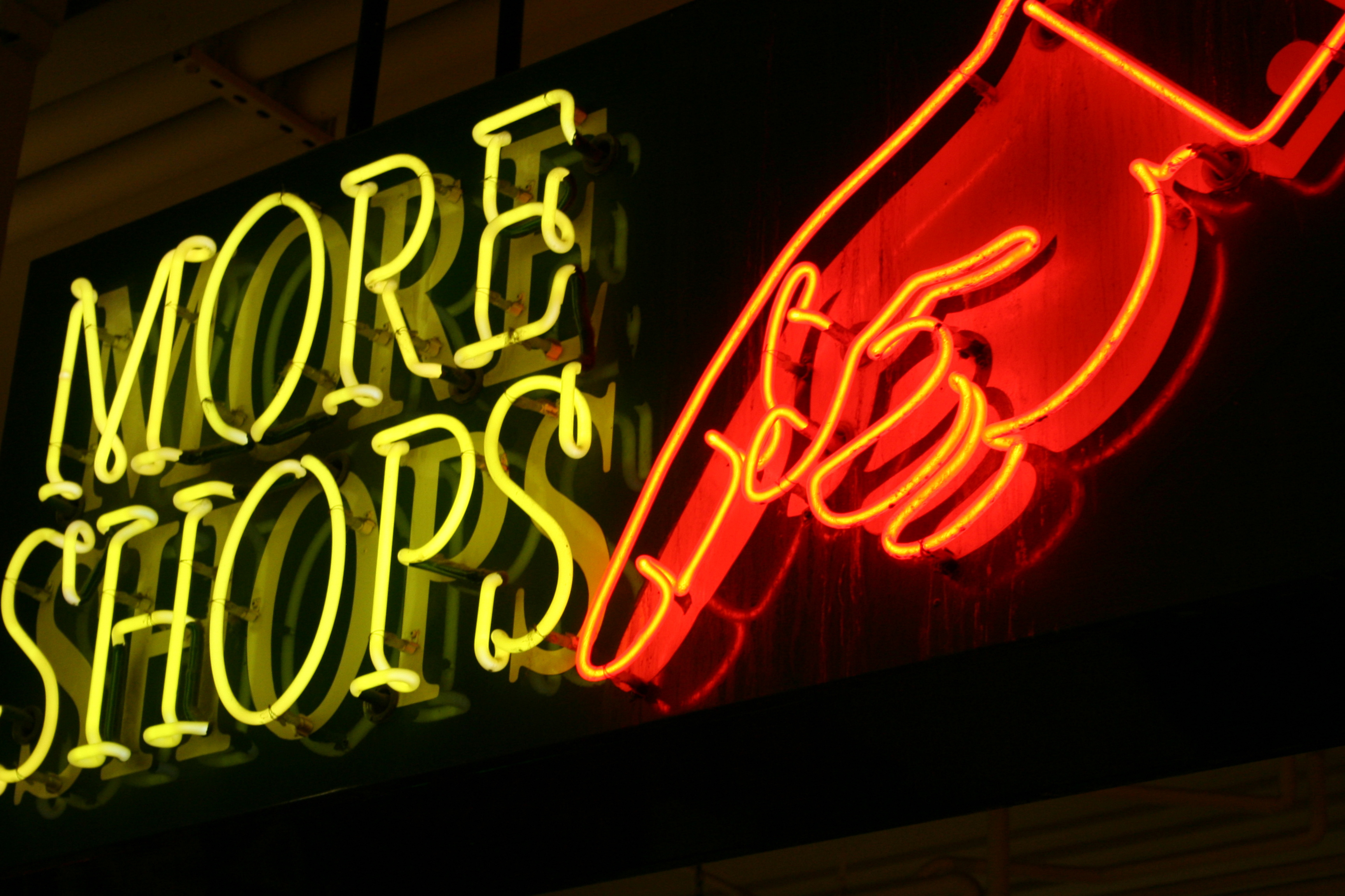 pike place market sign, a good place to take kids