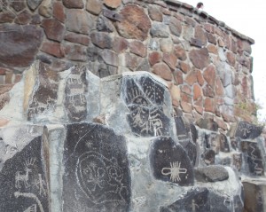 petroglyphs at the Gingko Petrified Forest, Washington State