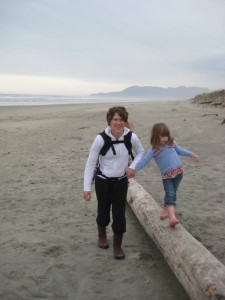 oregon coast with kids at rockaway beach