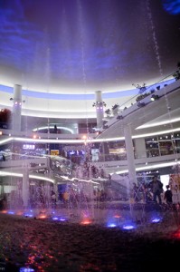 Water fountains at Aberdeen Mall