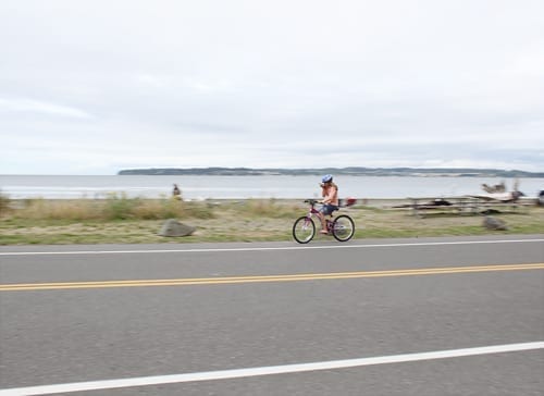 birchbay6 Riding bikes at Birch Bay