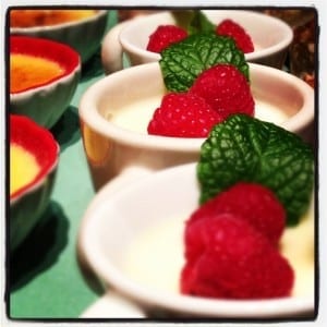 Yummy desserts at Sleeping Lady buffet